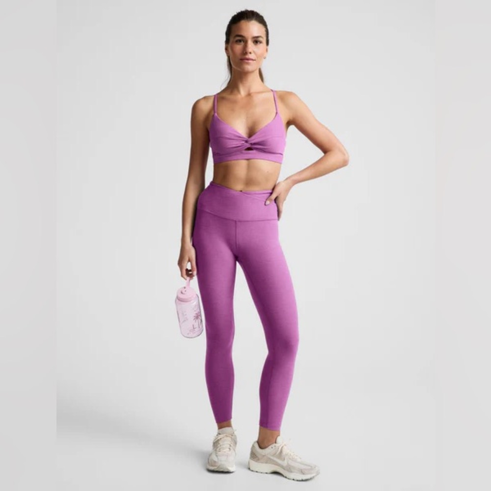 Beyond Yoga Spacedye At Your Leisure High Waisted Midi Legging Vivid Plum M